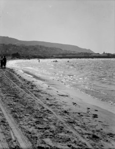 Carmel and Haifa. Haifa. Carmel from north beach. A silhouette LOC matpc.15374