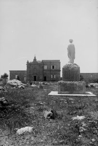 Carmel and Haifa. Mt. Carmel. Franciscan convent at place of sacrifice at S.E. extremity LOC matpc.02812 (cropped)
