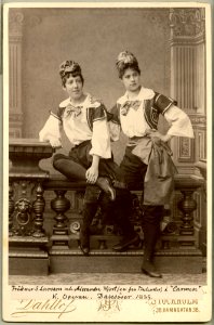 Carmen, Kungliga Operan 1889. Rollporträtt - SMV - H9 157
