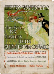 Carnaval 1917 Grandes bailes Aurigemma-Cañadó