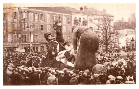 Carnaval de Chalon-sur-Saône 1932 - Le repas interrompu photo