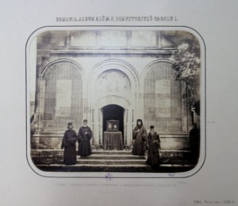 Carol Popp de Szathmari - Craniile lui Mihael Cel Brav şi Radu Voda la Monastirea Dealu in Tirgovesti