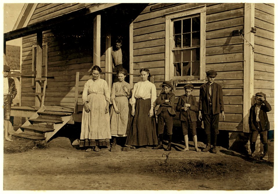 Carolina cotton mill worker and his family all are working. LOC nclc.01488