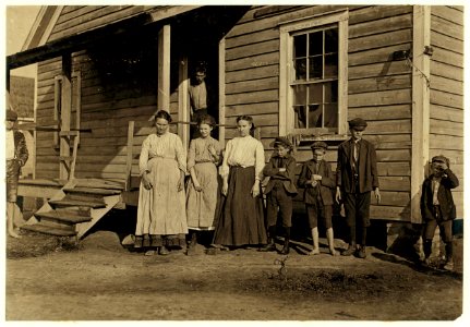 Carolina cotton mill worker and his family all are working. LOC nclc.01488