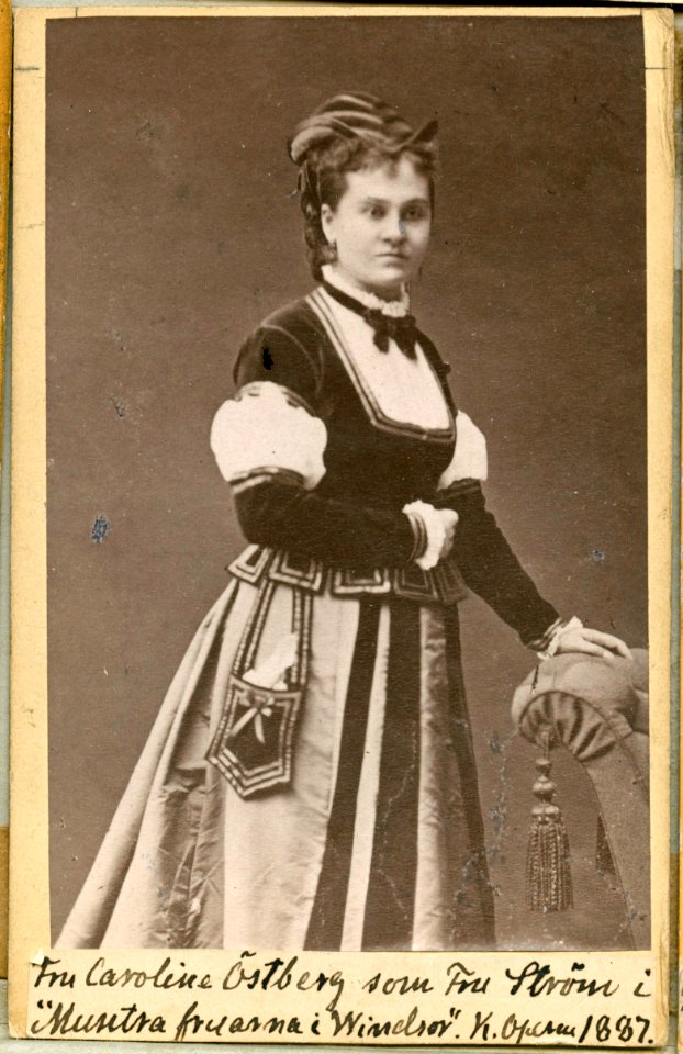 Caroline Östberg, rollporträtt - SMV - H9 138