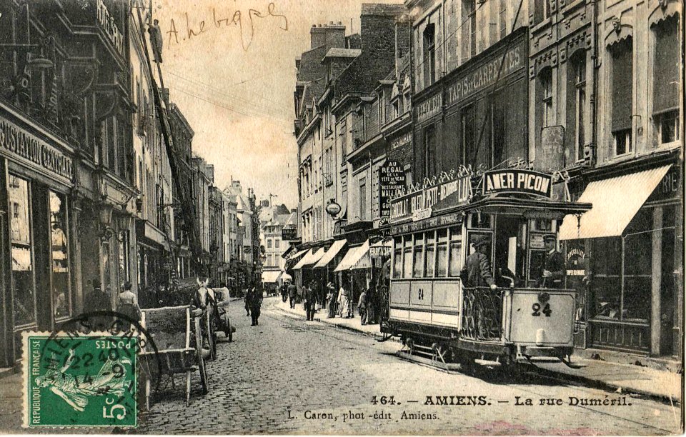 Caron 464 - AMIENS - La rue Duméril