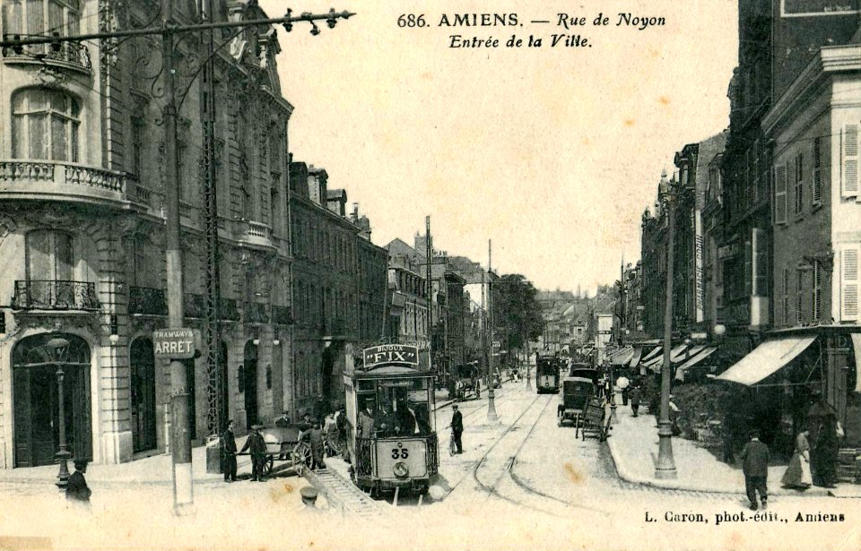 Caron 686 - AMIENS - Rue de Noyon - Entrée de la Ville