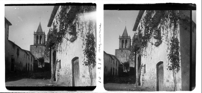 Carrer i església d ' Aiguaviva