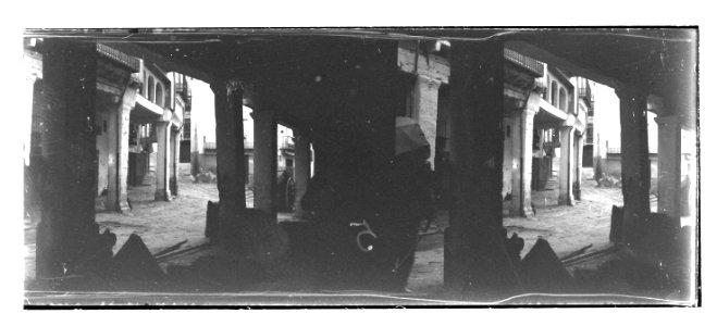 Carrer porticat a Morella (Vdr-25 85)