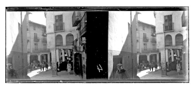 Carrer porticat a Morella (Vdr-25 4)