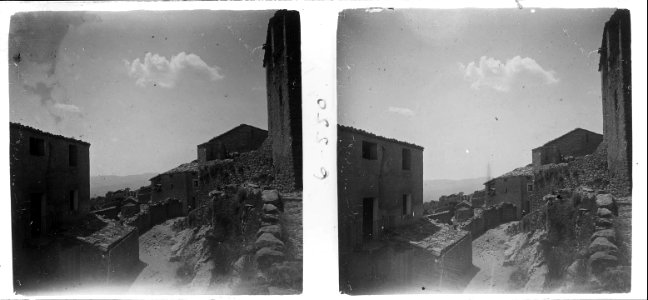 Carrer i capella de Sant Vicenç d ' Orcau