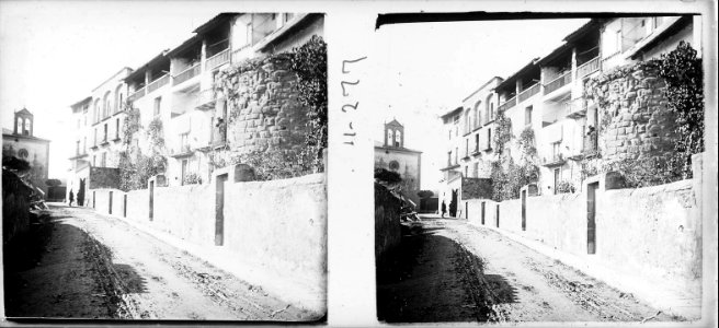 Carrer i església a Solsona