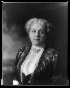 Carrie Chapman Catt, head-and-shoulders portrait, facing front LCCN97500090