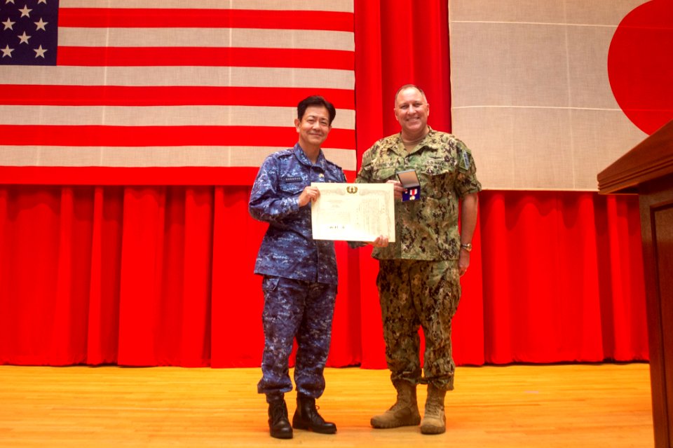 Carrier Strike Group Five, Task Force 70 Change of Command 211021-N-YQ181-1014