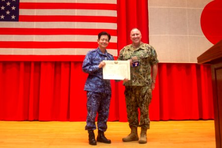 Carrier Strike Group Five, Task Force 70 Change of Command 211021-N-YQ181-1014