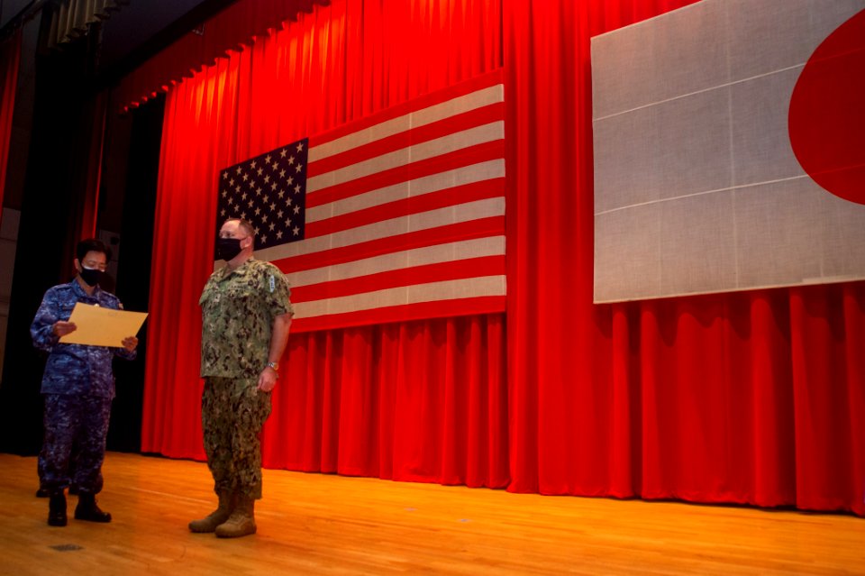 Carrier Strike Group Five, Task Force 70 Change of Command 211021-N-YQ181-1010