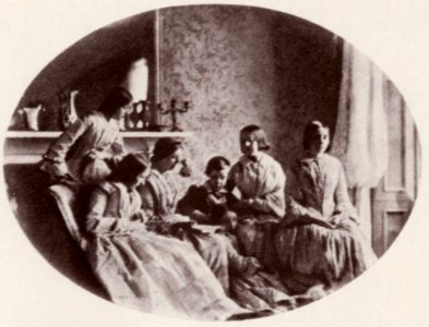 Carrol, Lewis - Sechs von Lewis Carrolls Schwestern und sein Bruder Edwin (Zeno Fotografie)