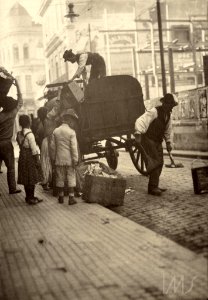 Carroça de coleta de lixo - Vincenzo Pastore