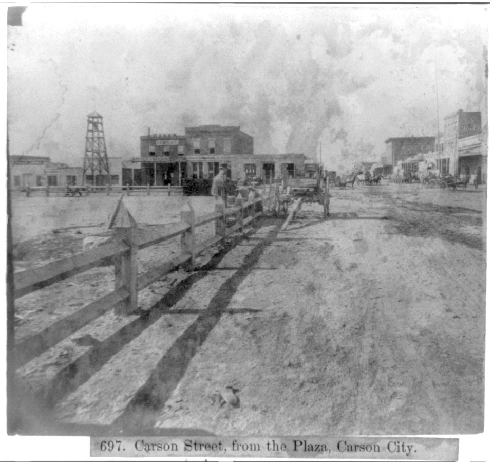 Carson Street, from the Plaza, Carson City LCCN2002723125
