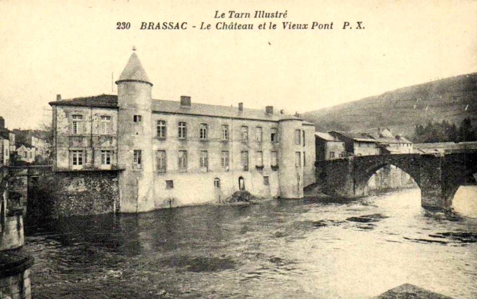 Carte château Brassac Castelnau