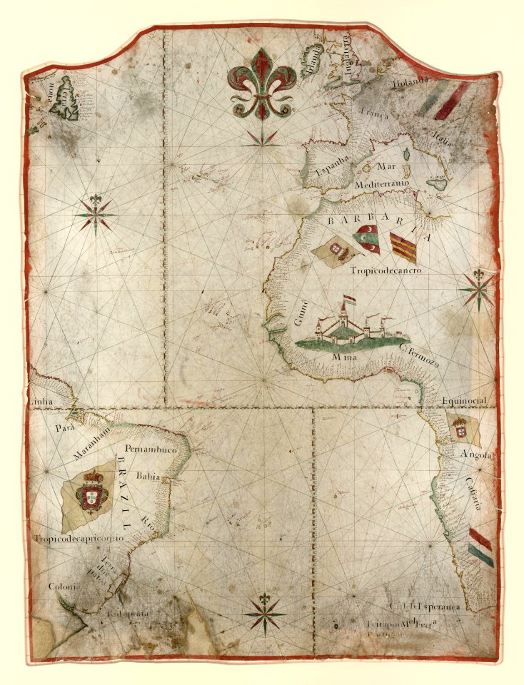 Carta náutica de Manoel Ferreira (c. 1760)