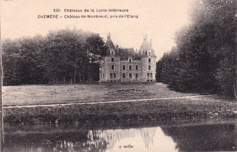 Carte postale ancienne du Manoir de Noirbreuil à Chéméré