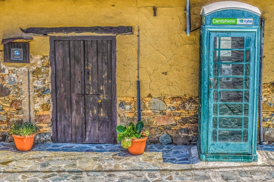 House phone booth telephone box