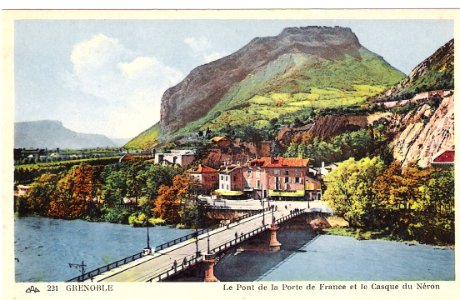 Carte postale grenoble 6