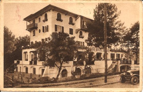 Carte postale hotel du Lac (Hossegor) recto
