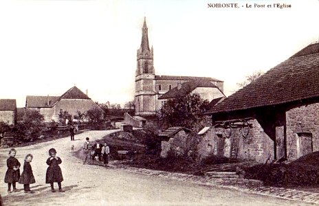 Carte postale Noironte 1910