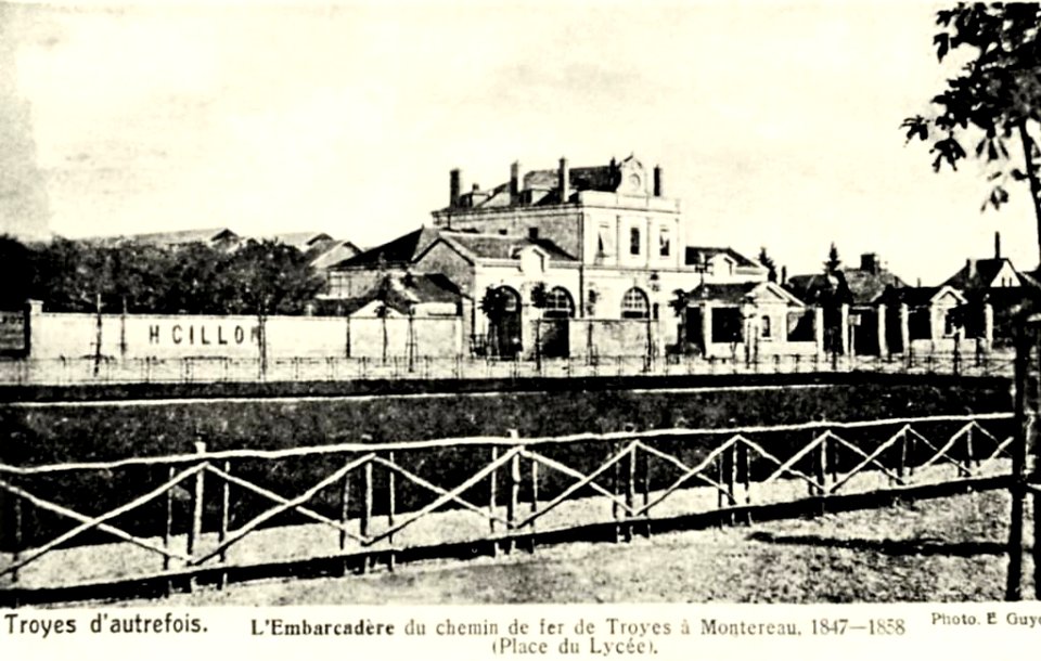 Carte postale troyes embarcadère