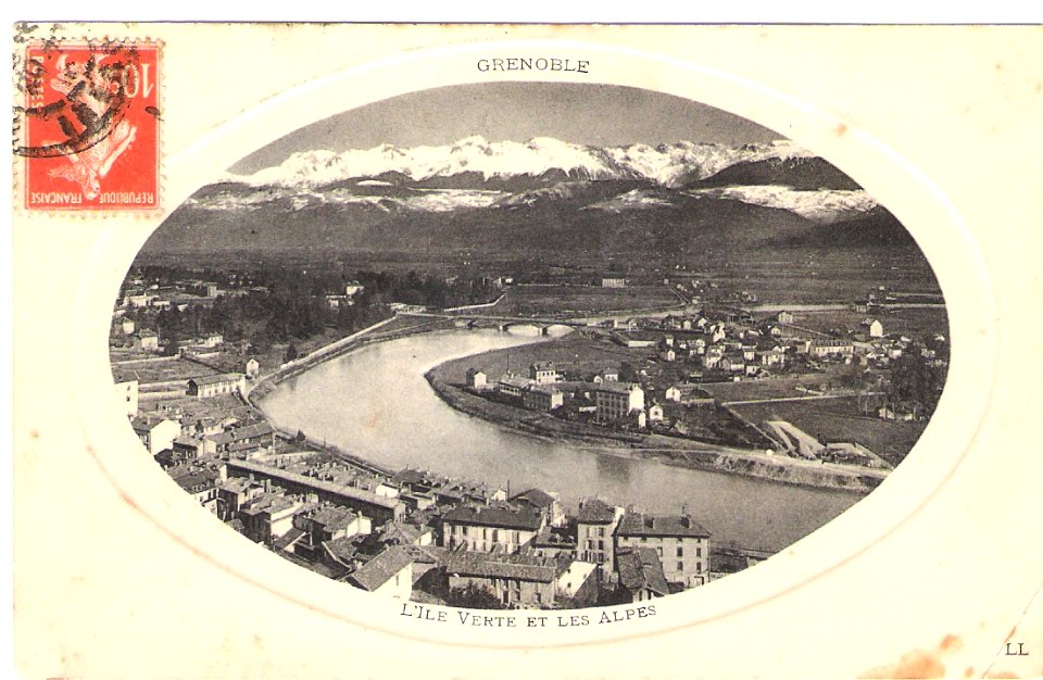 Carte postale grenoble 22