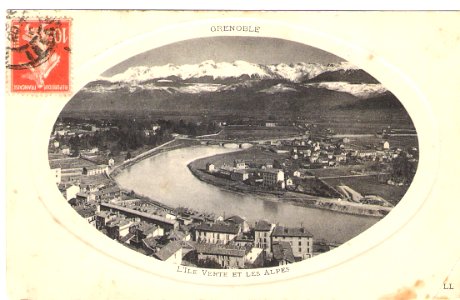 Carte postale grenoble 22