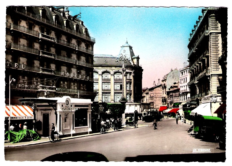 Carte postale grenoble 4