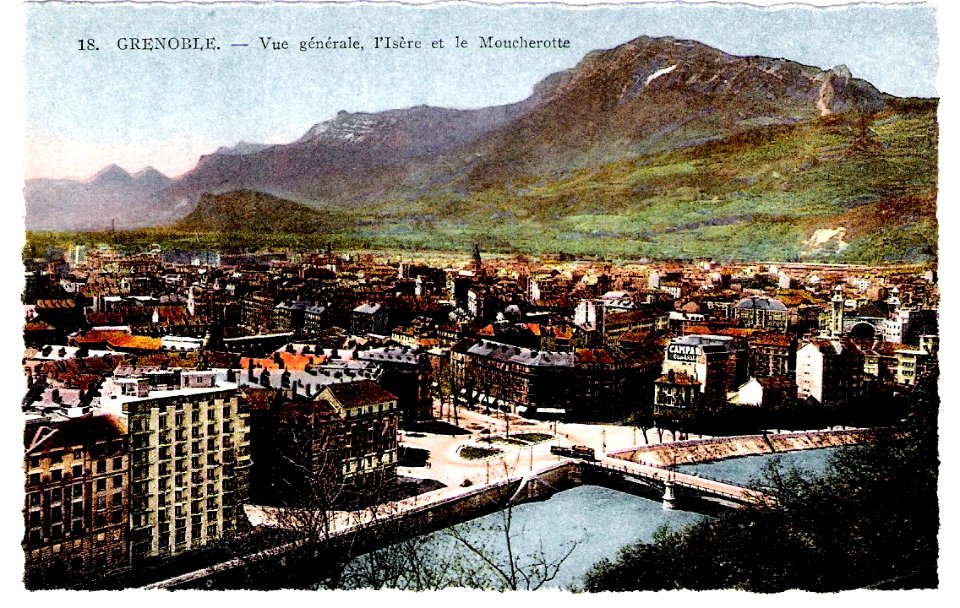Carte postale grenoble 114