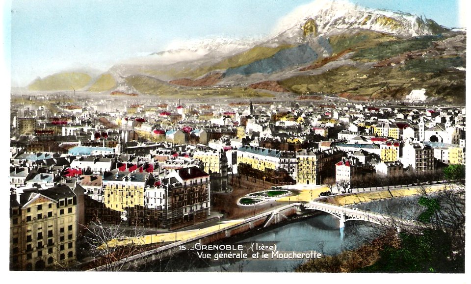 Carte postale grenoble 8