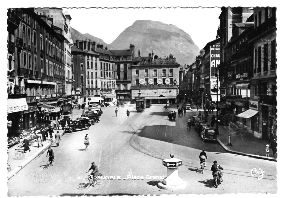 Carte postale grenoble 3