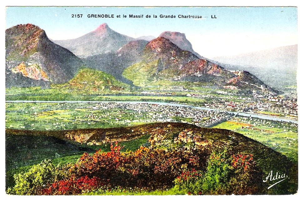 Carte postale grenoble 7
