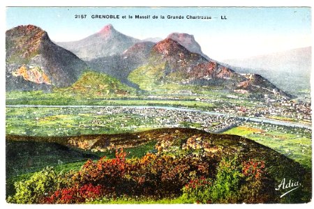 Carte postale grenoble 7