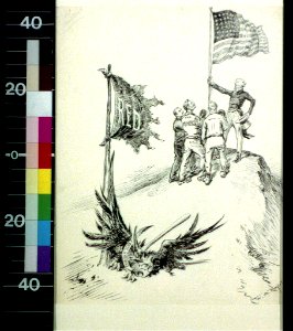 Cartoon by William Allen Rogers about United Mine Workers coal strike of 1919
