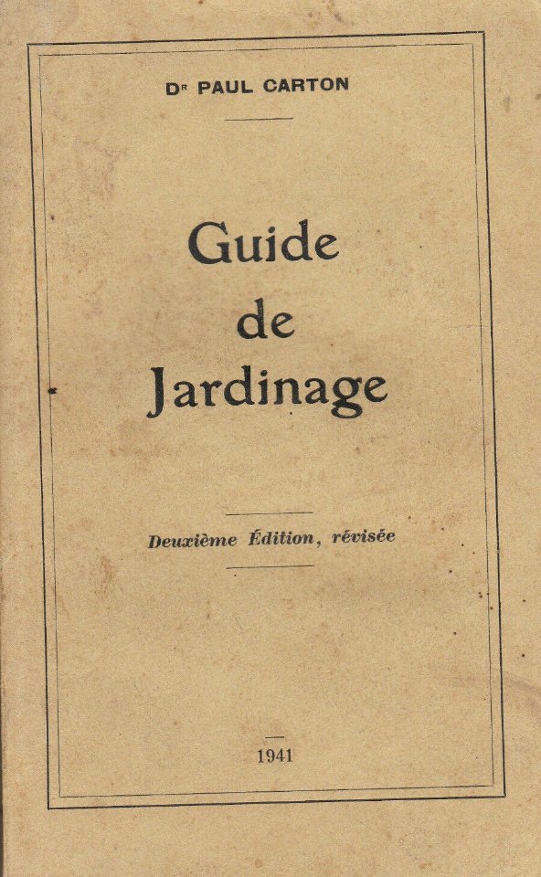 Carton Guide du jardinage