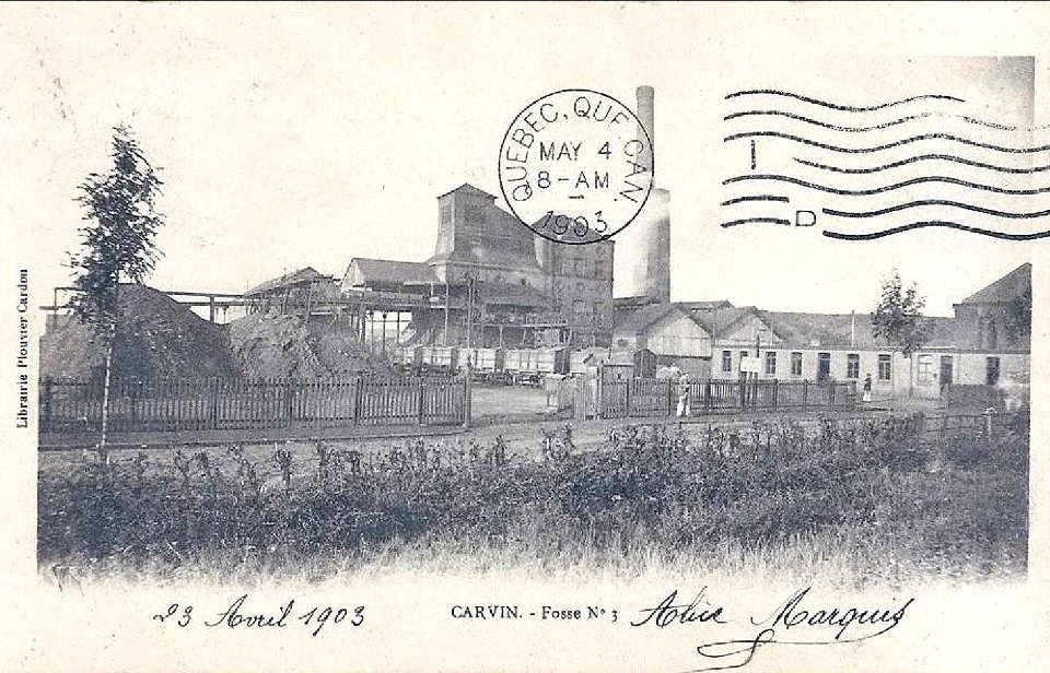 Carvin - Fosse n° 3 le 23 avril 1903