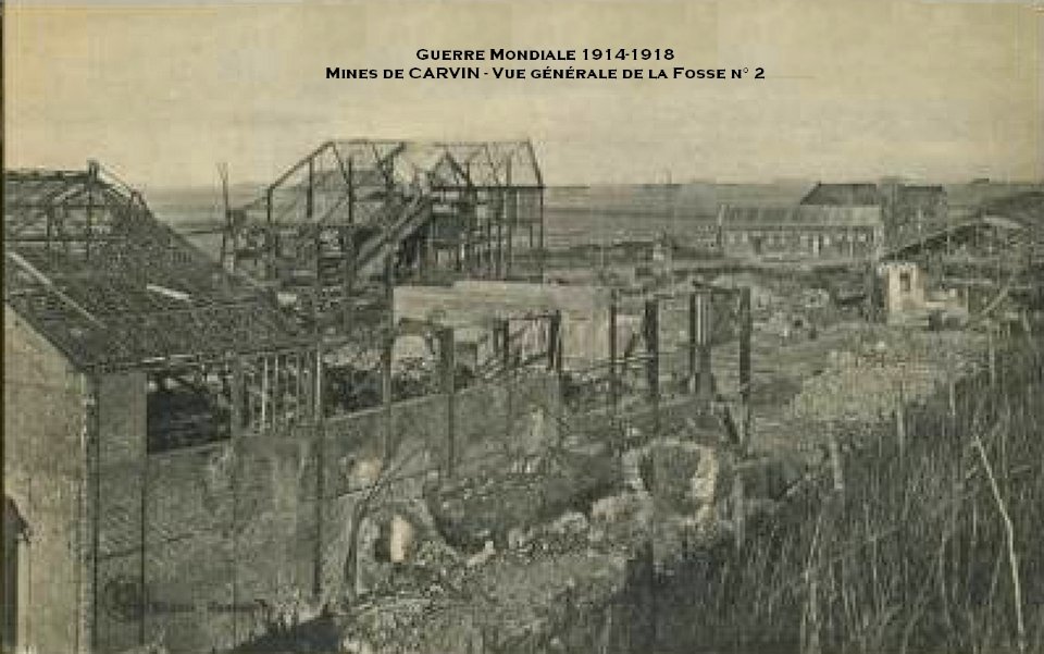 Carvin - Fosse n° 2 en 1918 (2)