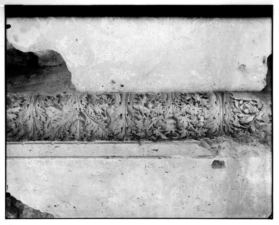 Carvings in the Temple of Bacchus, Baalbek LOC matpc.07080