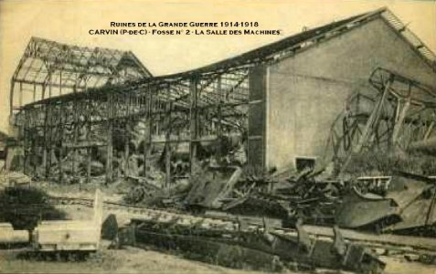 Carvin - Fosse n° 2 en 1918 (1)