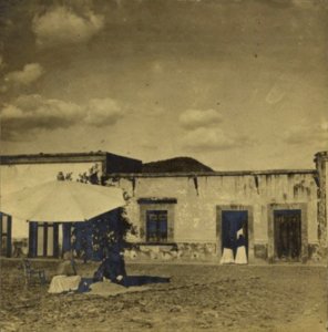 Casa que hábito el cura Hidalgo en Chamacuero (1909)