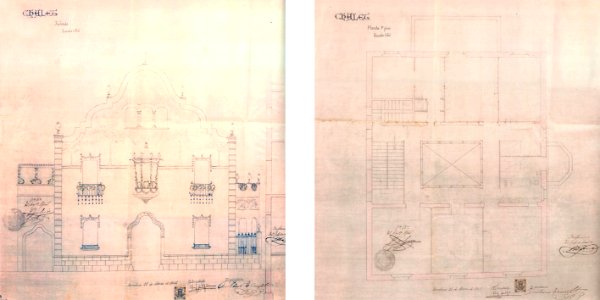 Casa Trinxet- Planol alçat i planta