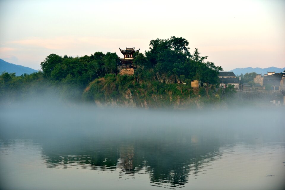 The scenery landscape peach tan photo