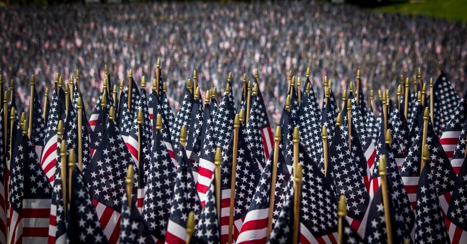 Flag usa red