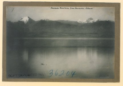 Cascade Mountains from Vancouver Island (HS85-10-36204) original photo